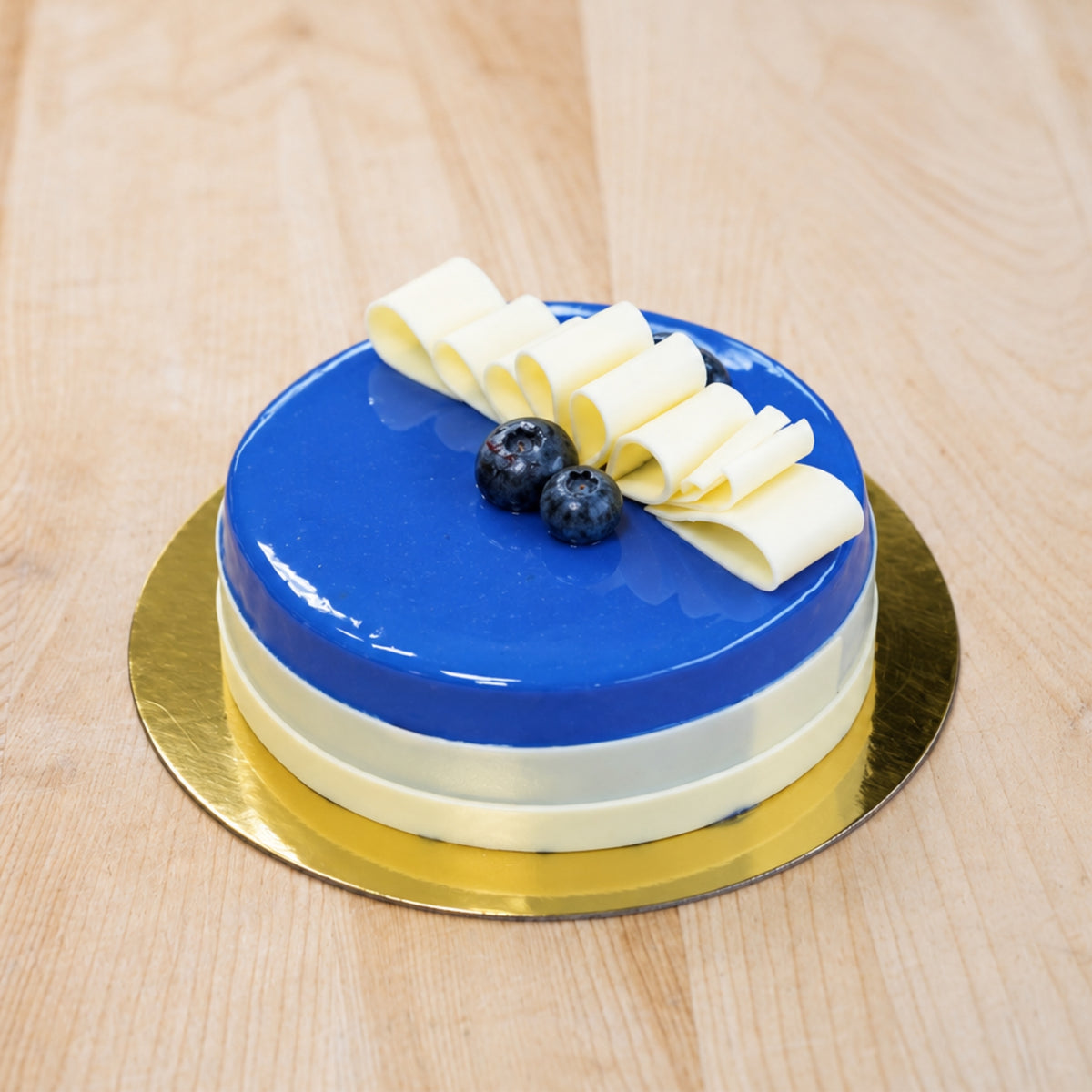 Gâteau à la mousse aux myrtilles