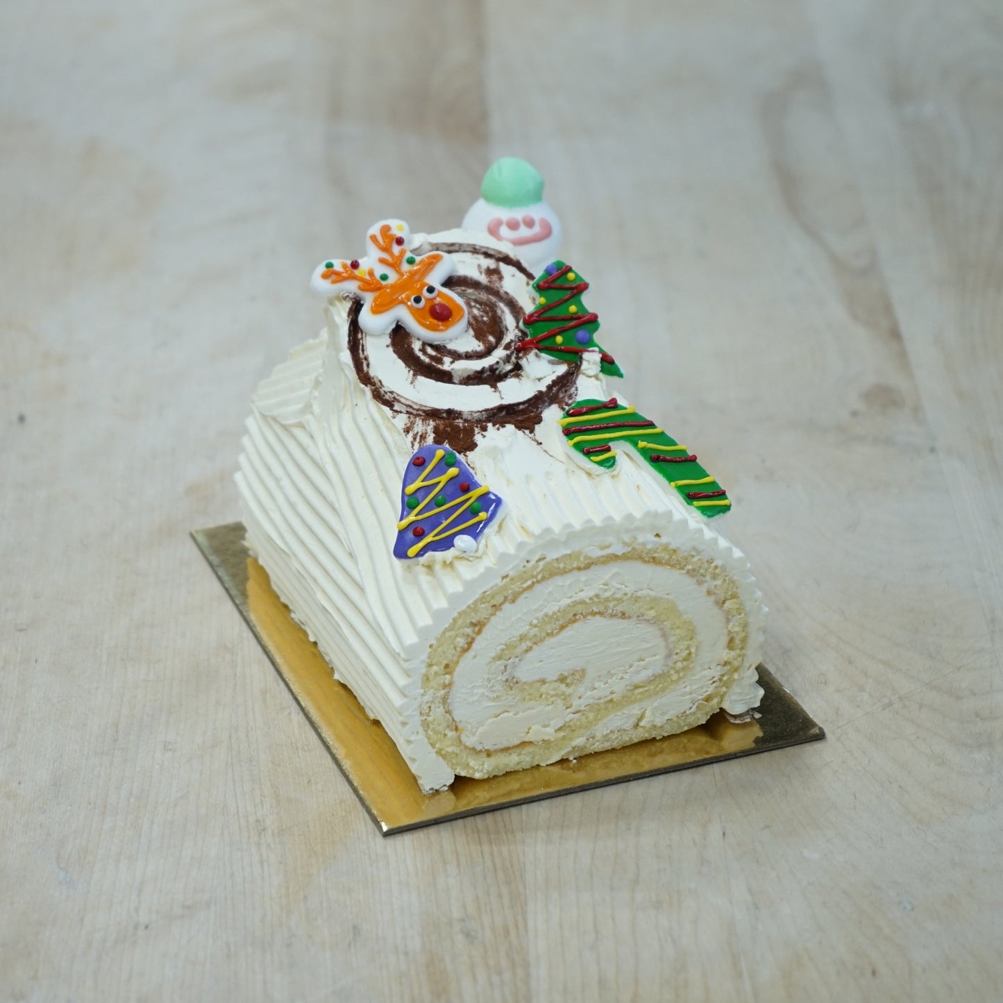 Vanilla Buttercream Yule Log