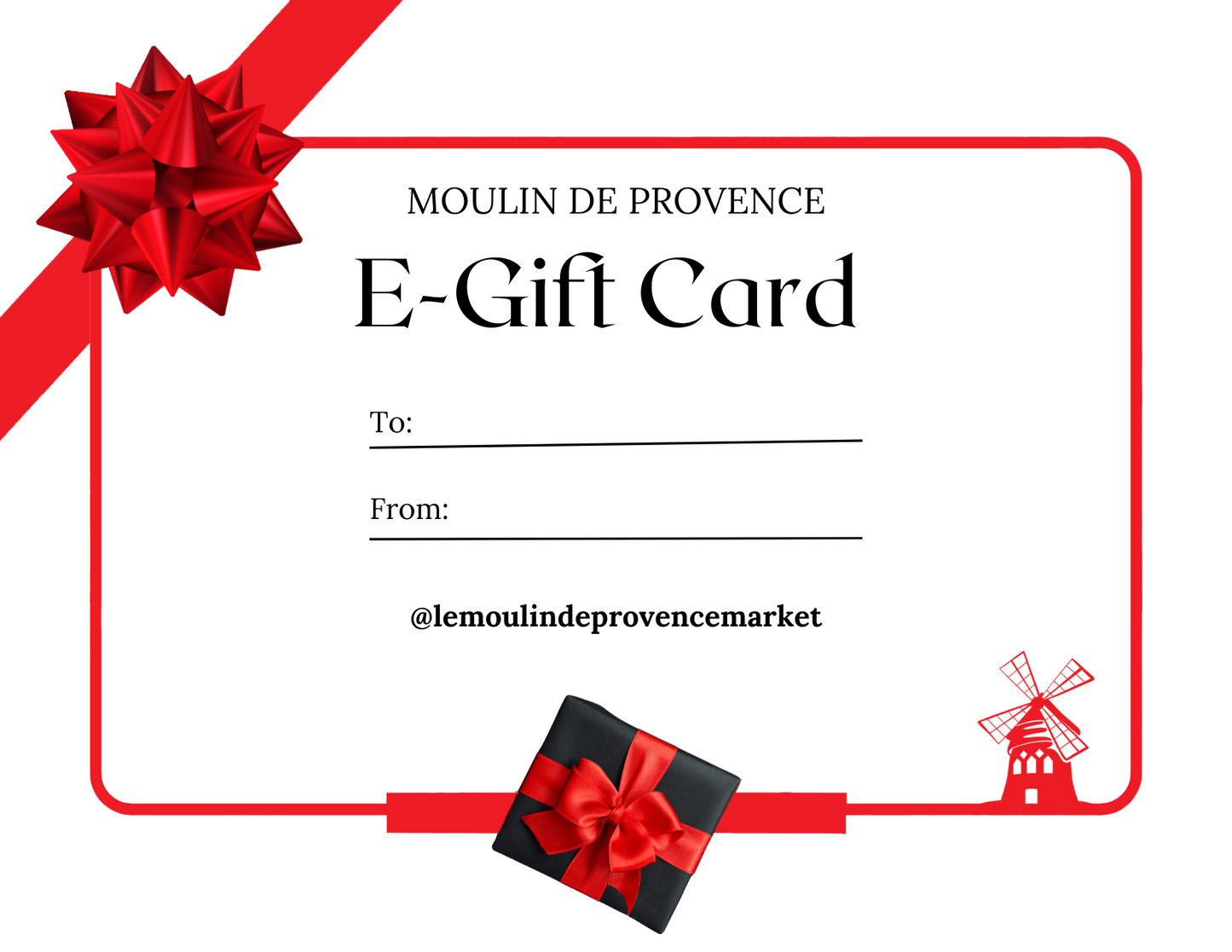 Carte cadeau (e-Card)