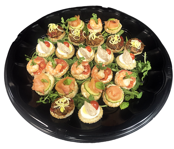 Canapés salés (x12)