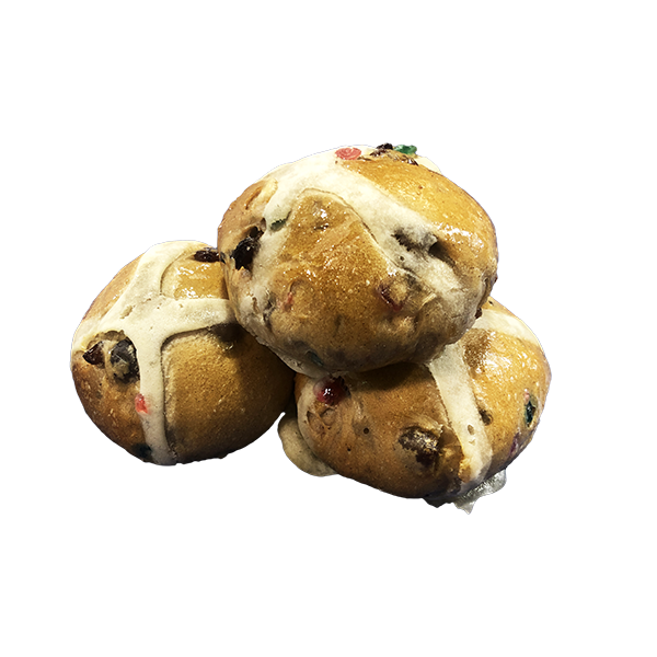 Brioches chaudes croisées