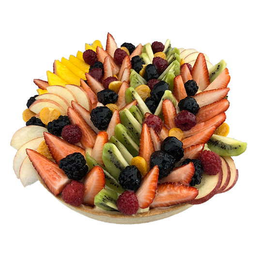 Tarte aux fruits frais mélangés