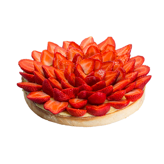 Tarte aux fraises fraîches