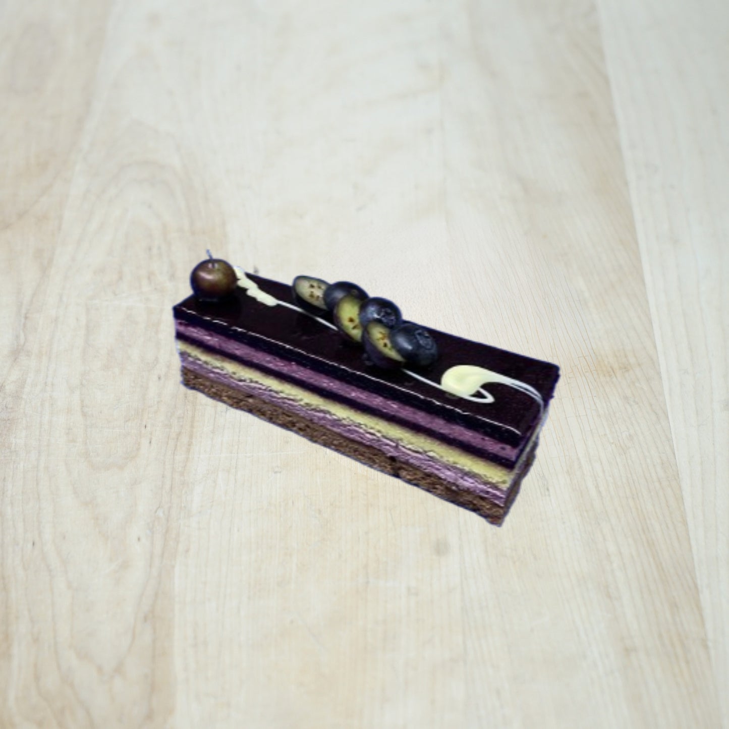 Mousse aux myrtilles