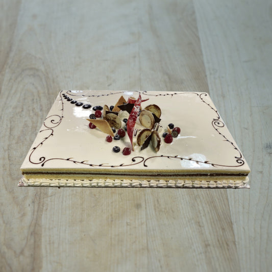 Gâteau à la vanille et au chocolat