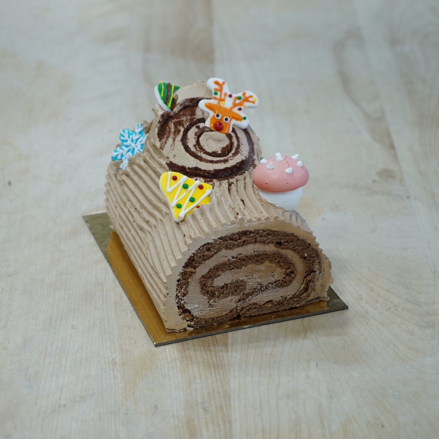 Chocolate Buttercream Yule log