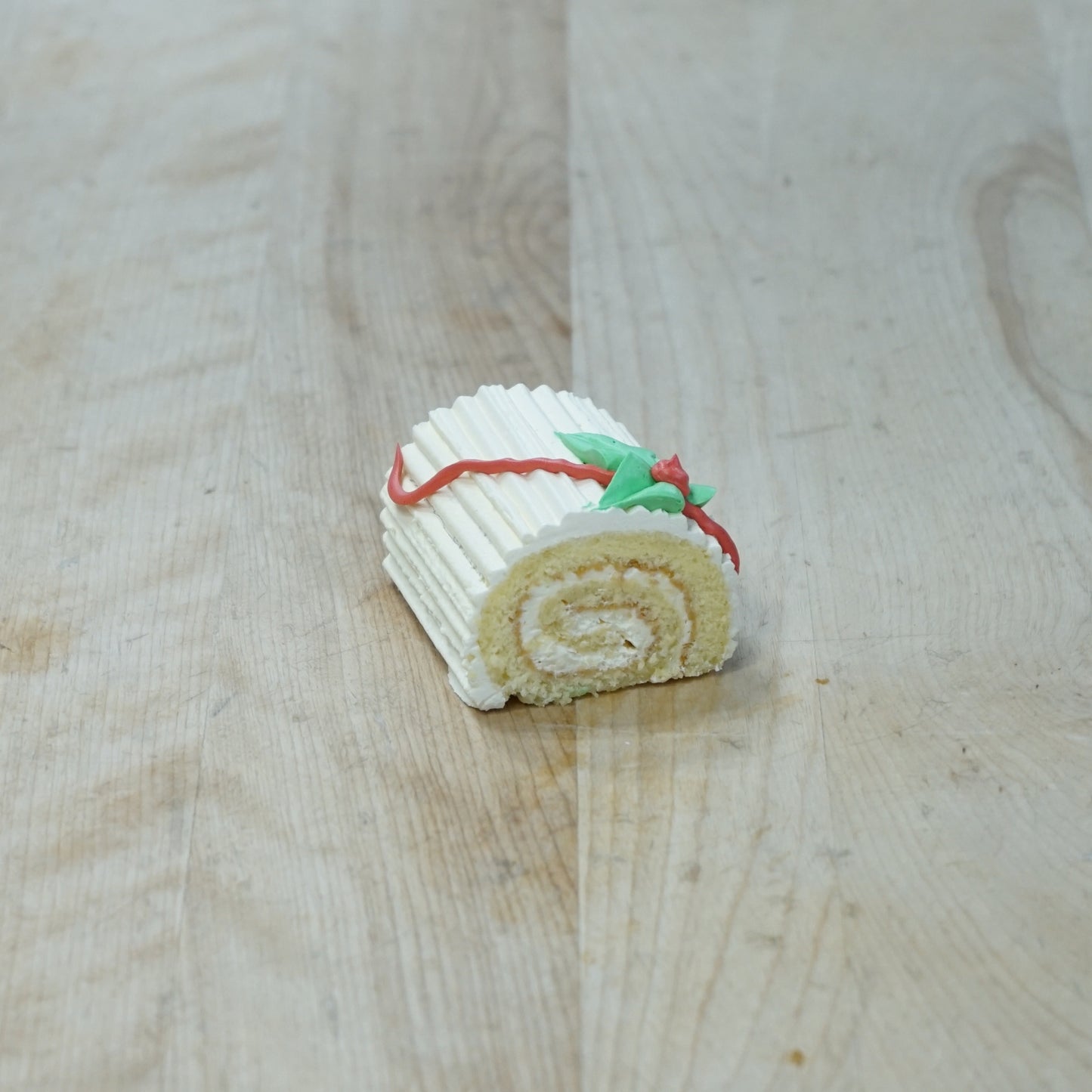 Mini Vanilla Buttercream Yule Log