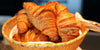 A basket of croissants from Le Moulin de Provence
