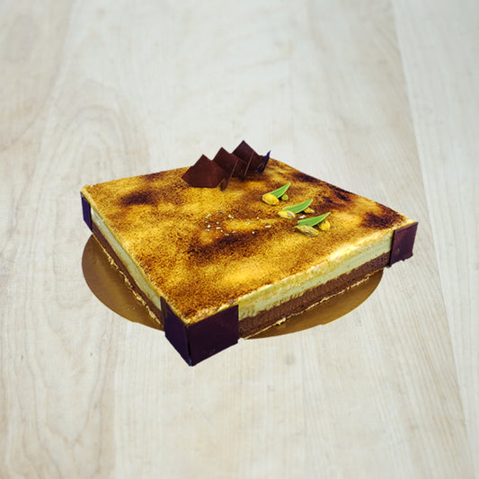 Gâteau au chocolat et aux pistaches