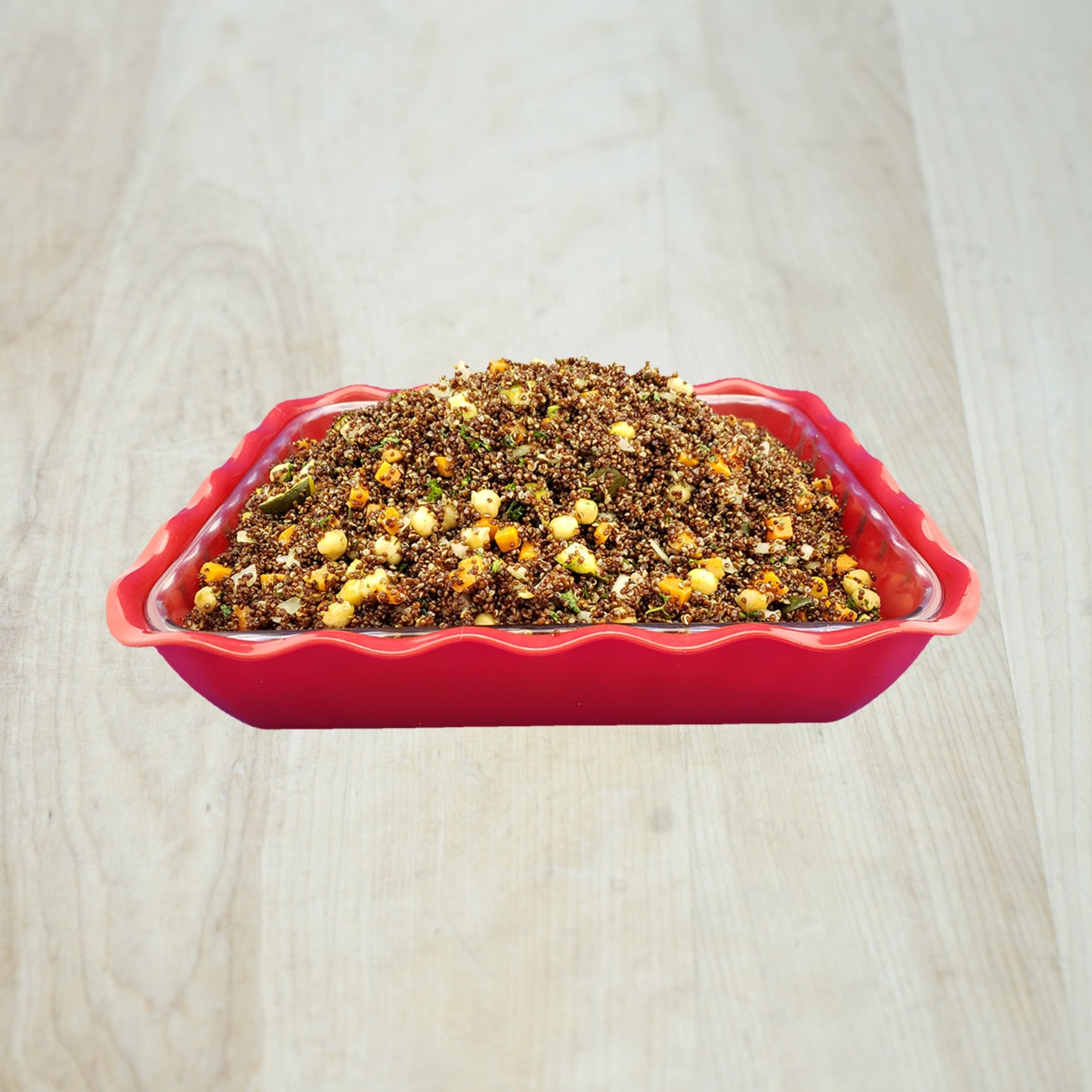 Salade de quinoa rouge