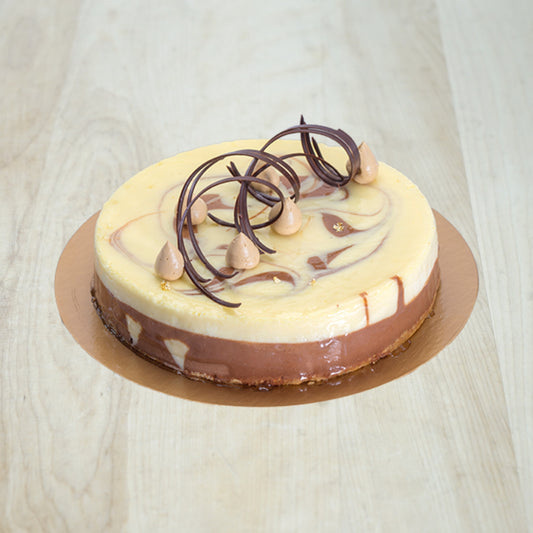 Gâteau au fromage double chocolat