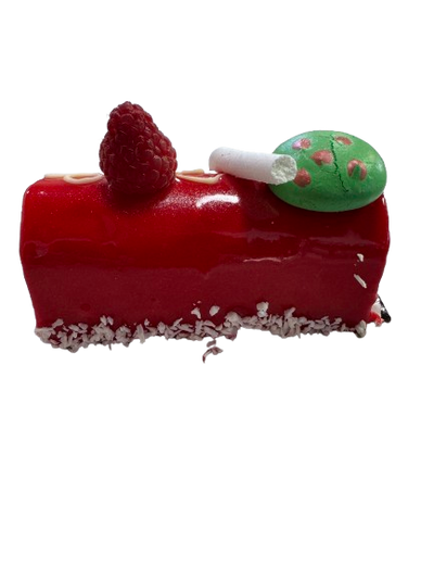 Mini Red Berry Yule Log