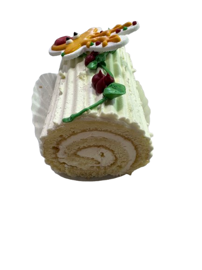 Mini Vanilla Buttercream Yule Log